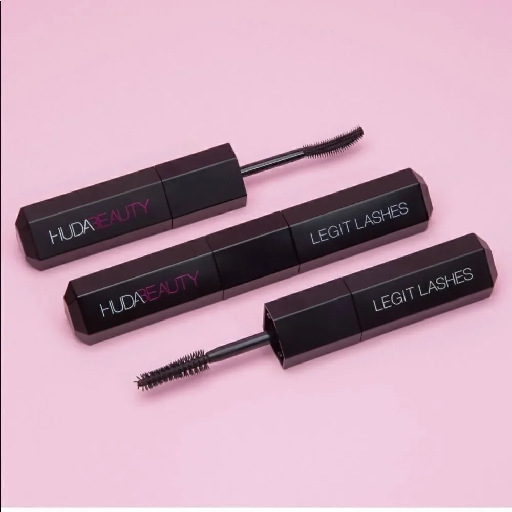 Huda Beauty Legit Lashes - New Color: Extreme Black New plus Ipsy bag